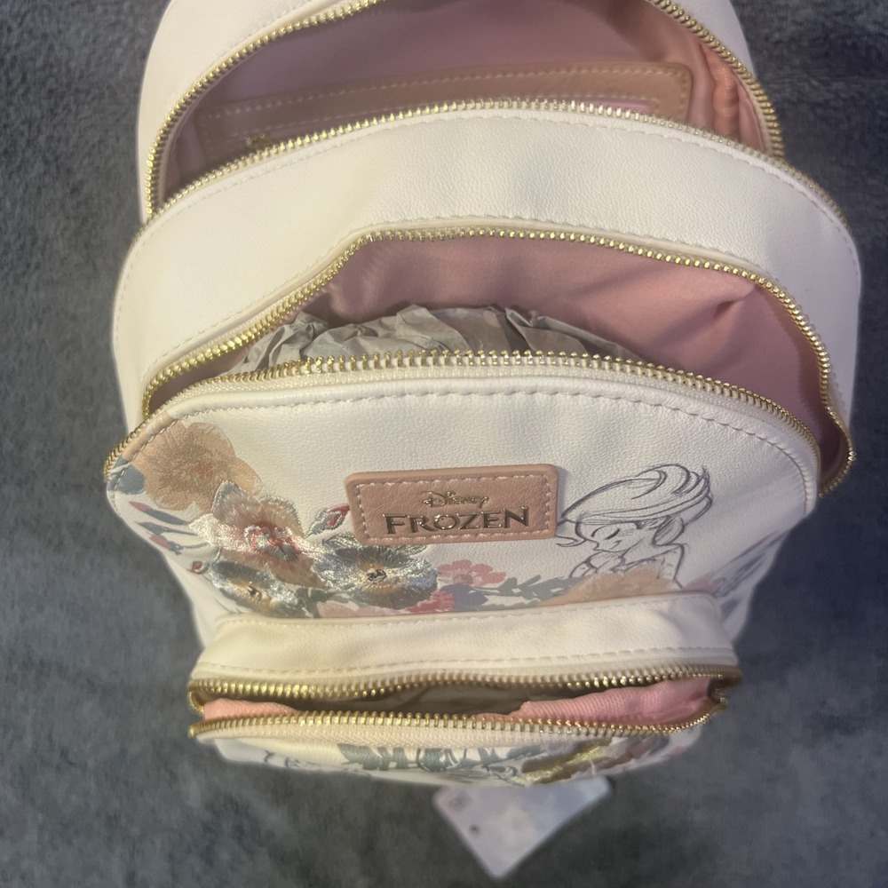 Loungefly Disney Frozen Mini Backpack, Anna & Elsa, Multicolor - Picture 8 of 8